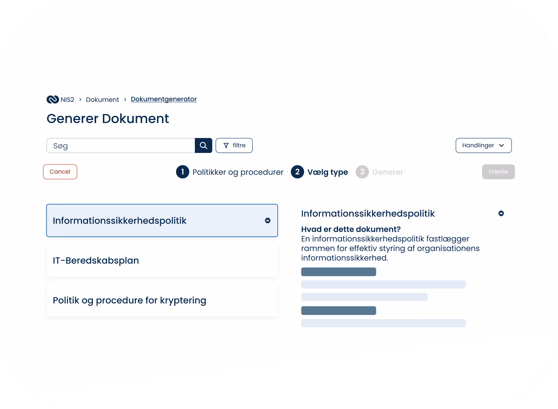 ComplyCloud’s vendor audit dashboard showing guided compliance assessment steps.