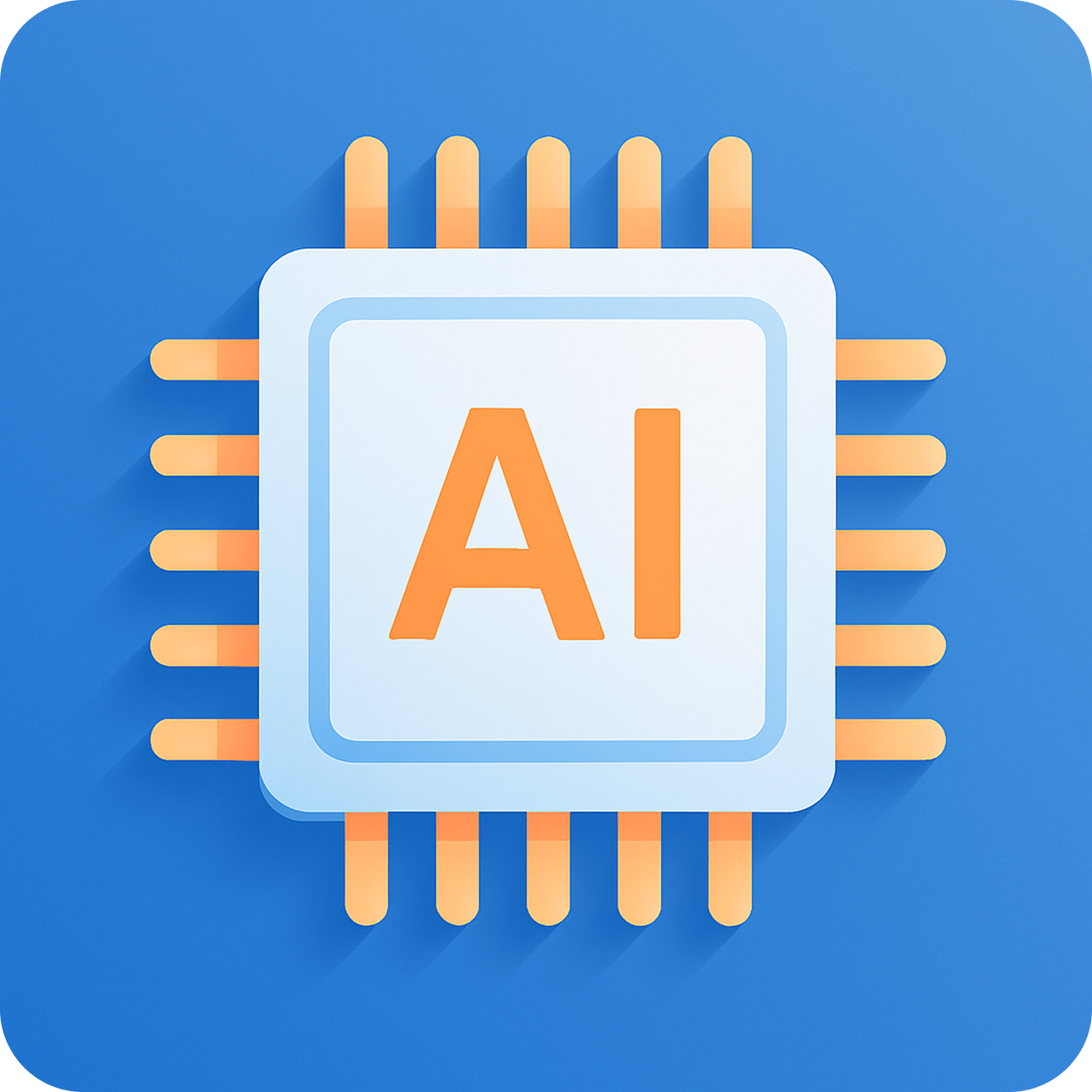 Illustration of a brain and circuit board, symbolizing responsible AI use and ethical technology adoption.