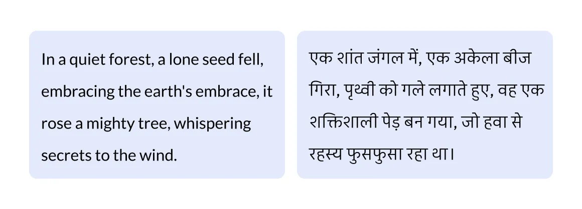 hindi script