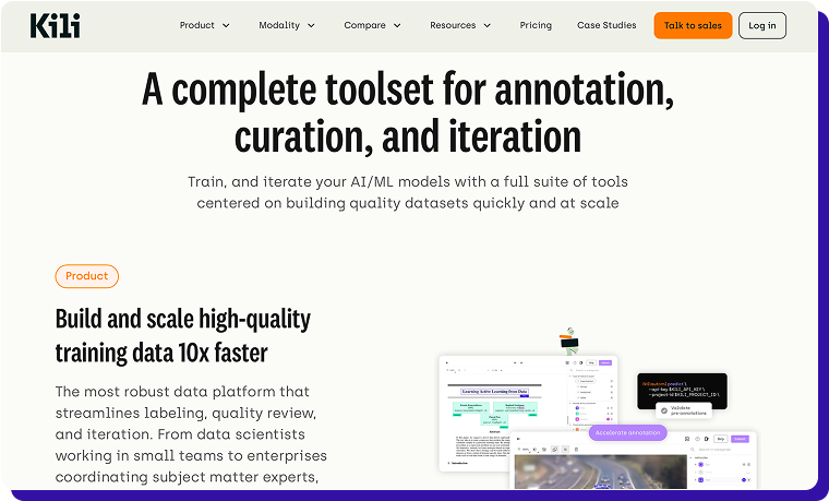 Kili DICOM annotation image