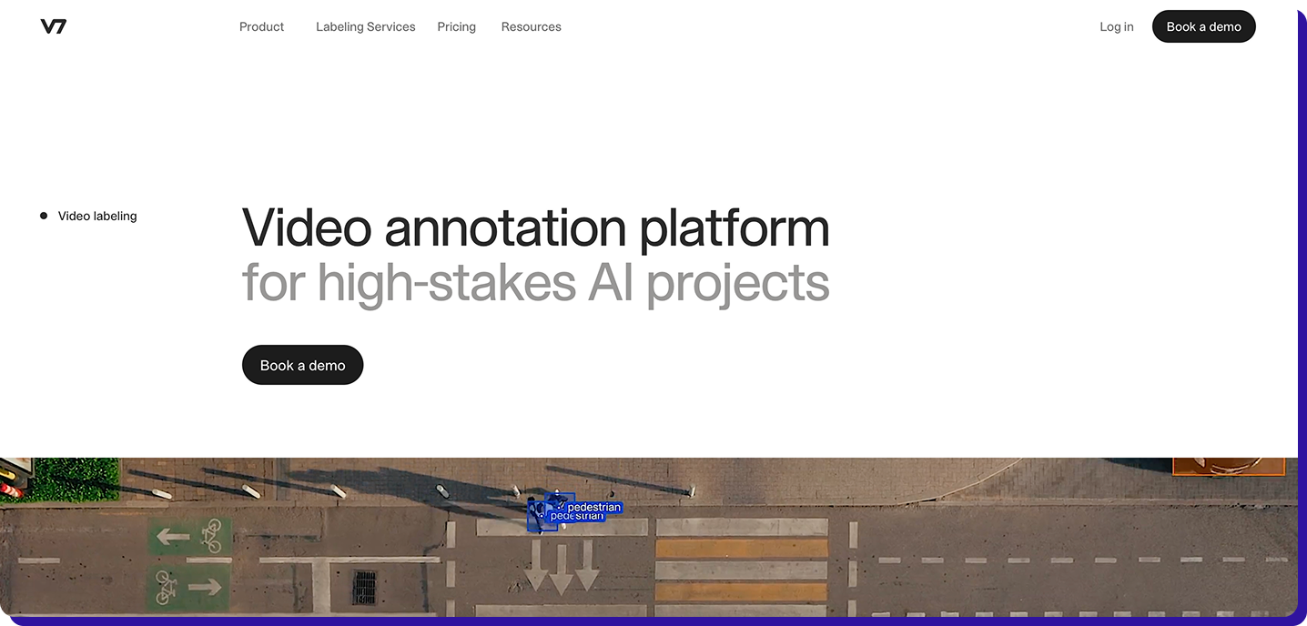 V7 video annotation image