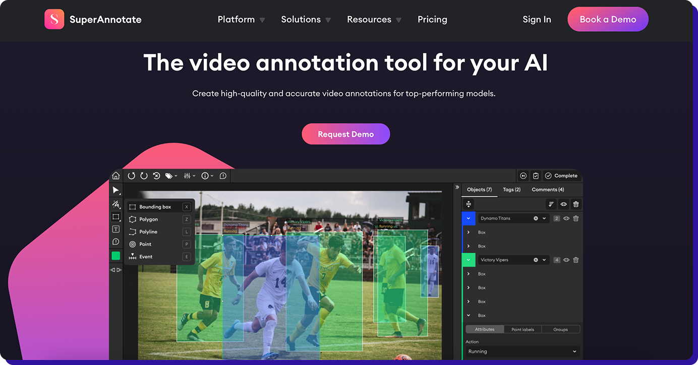 superAnnotate video annotation image
