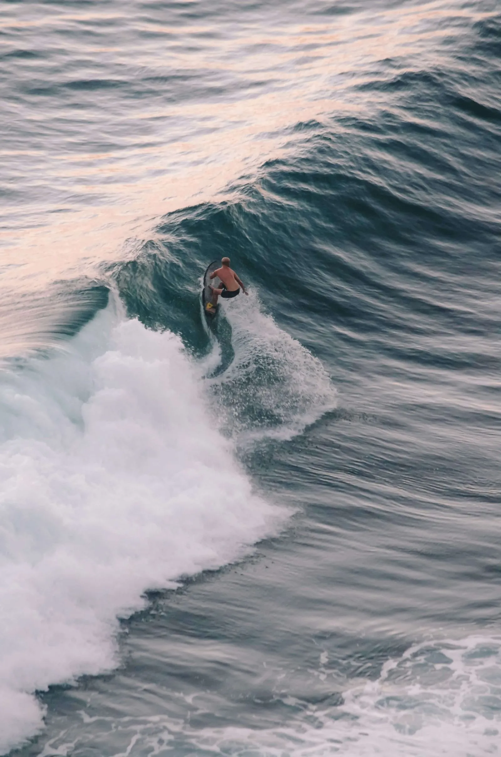 Surfer on a wave