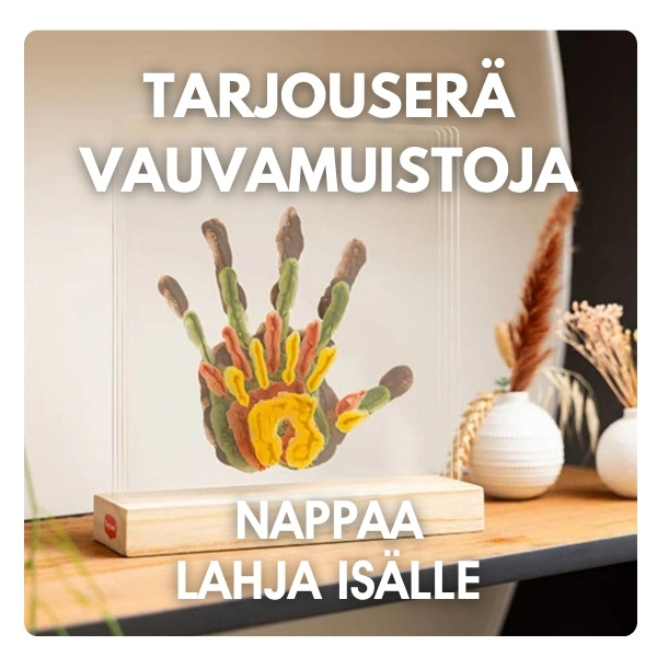 Löydä lahja isälle - nyt tarjouserä vauvamuistoja