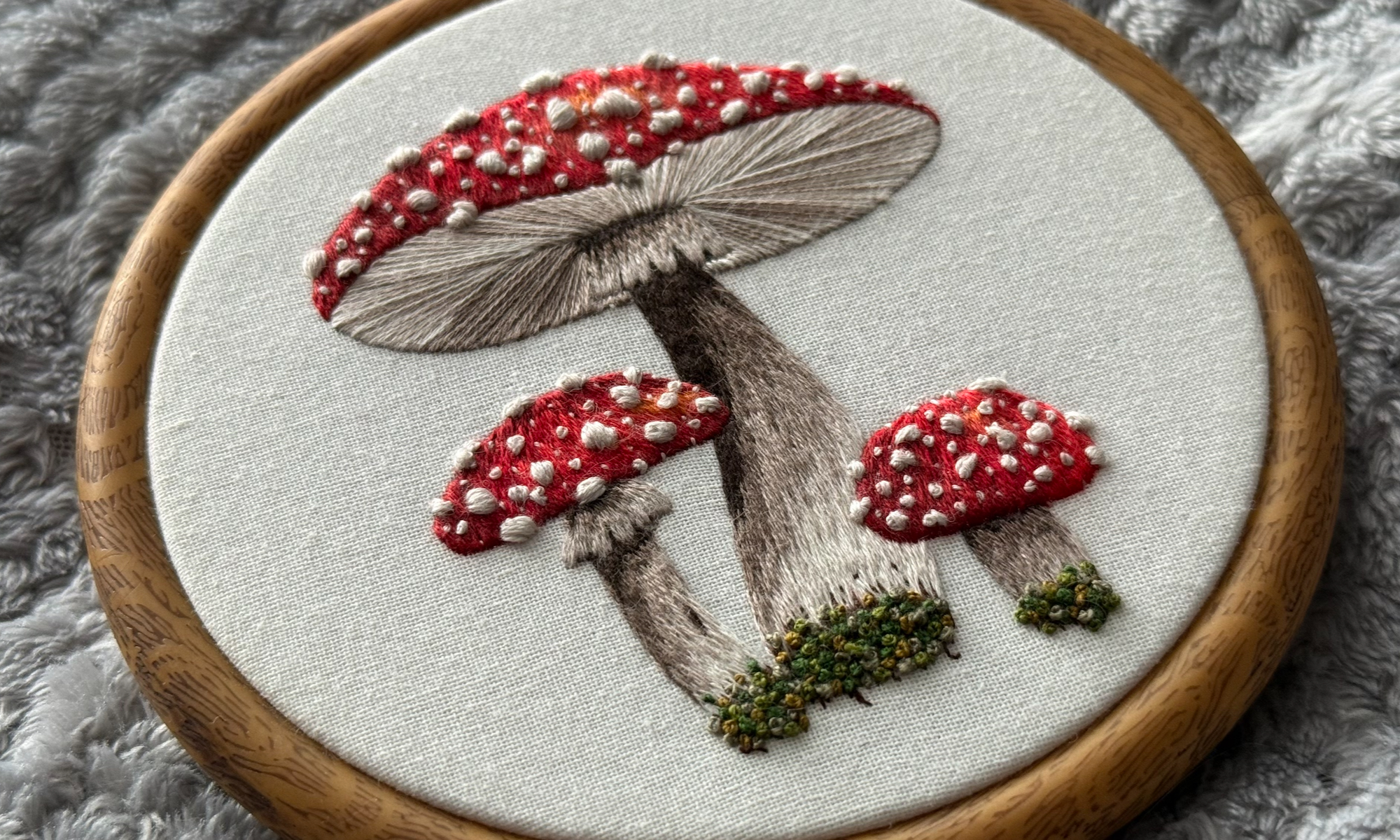 Trio of Mushies - Digital Embroidery Pattern