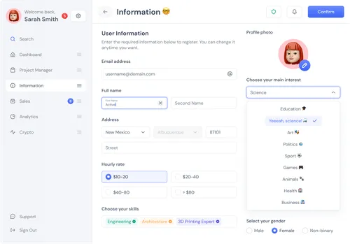 SaaS Webflow Template - Manhattan - Created by Wedoflow.com and Azwedo.com