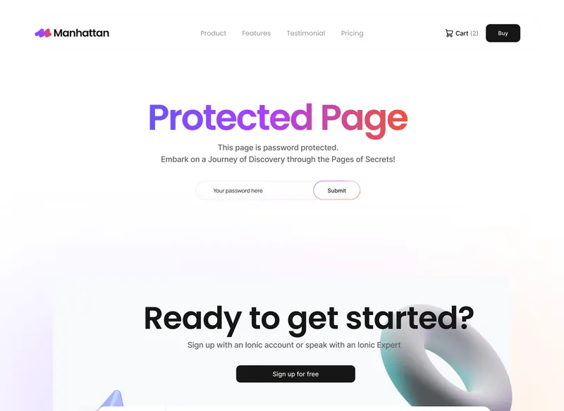 SaaS Webflow Template - Manhattan - Created by Wedoflow.com and Azwedo.com