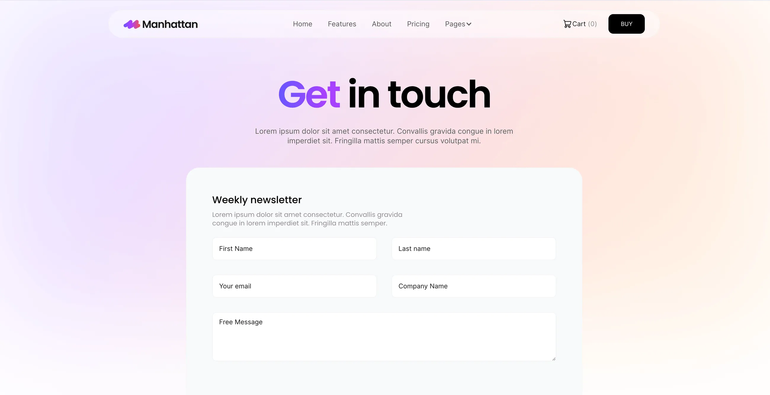 SaaS Webflow Template - Manhattan - Created by Wedoflow.com and Azwedo.com
