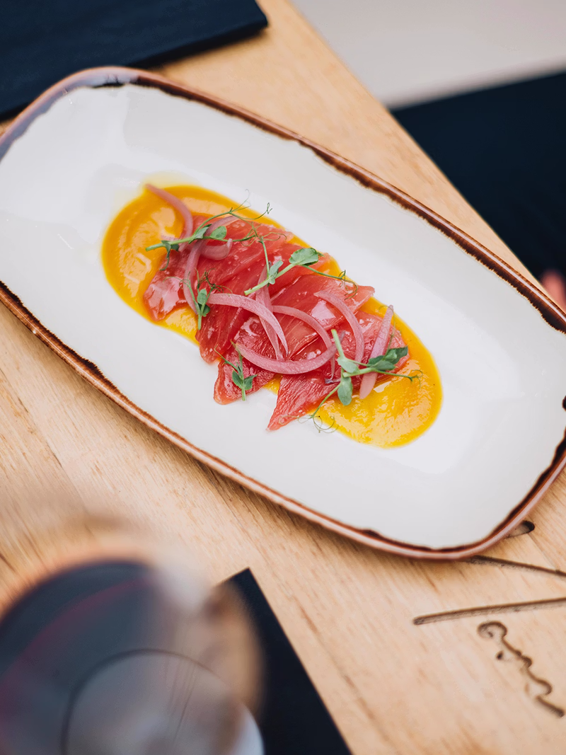 Smoked tuna tapas