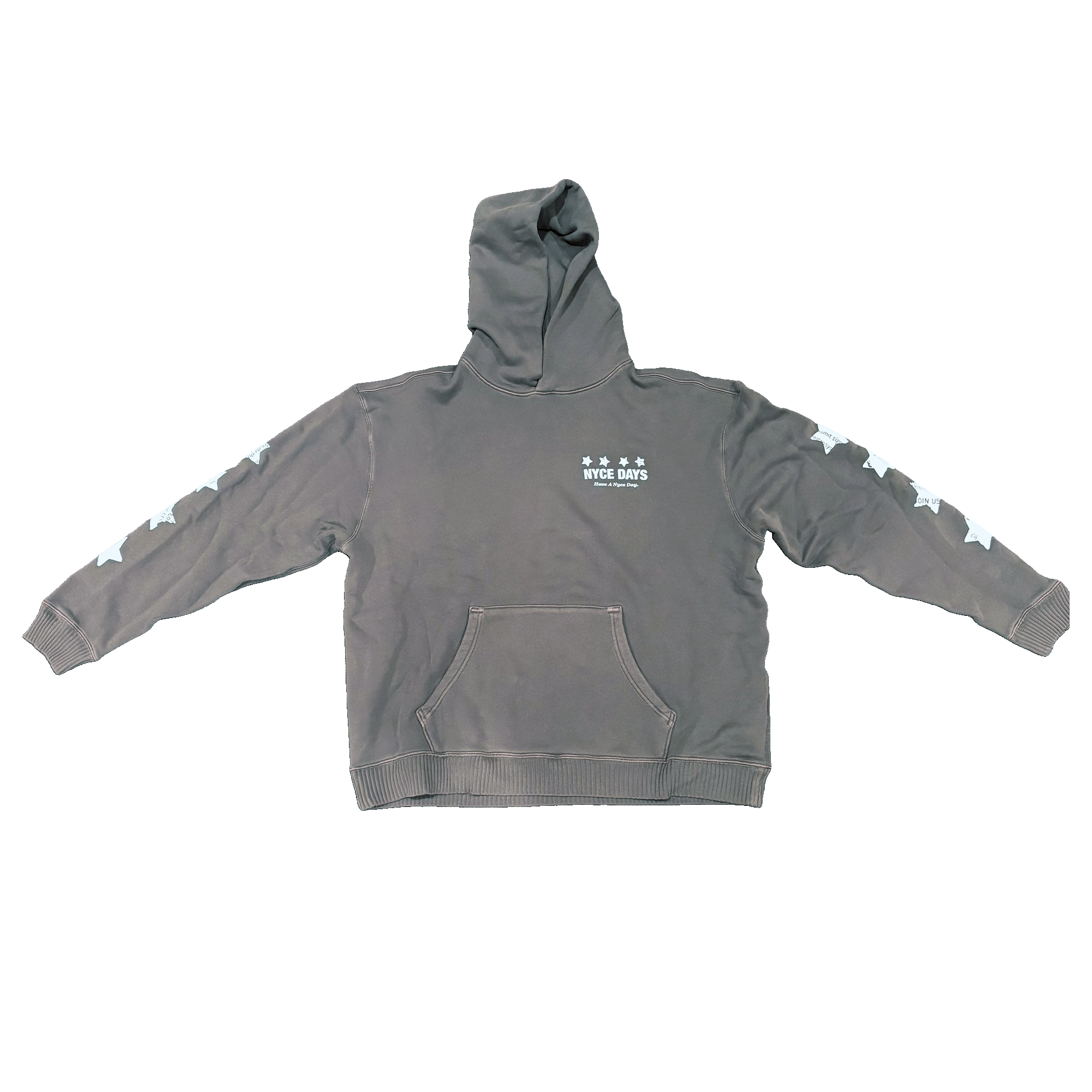 Grey Stars Hoodie