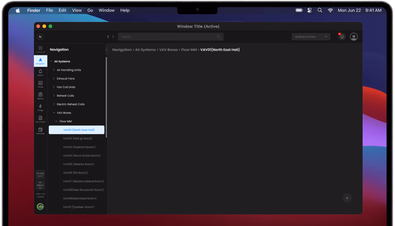 Building OS interface iteration V1