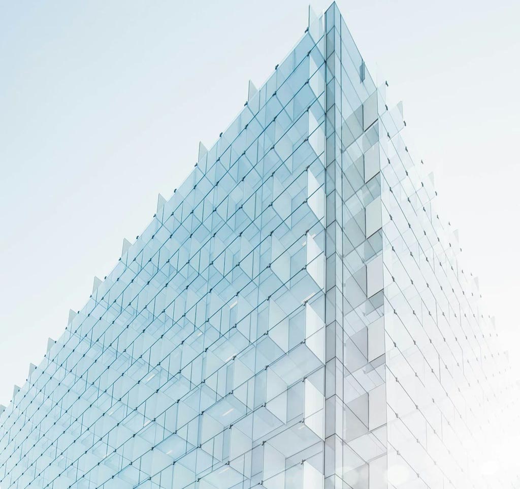 Transparent 3D structure that represents EQ Exchange (EQX) and the company's transparent operations to revolutionize trust in finance and crypto.