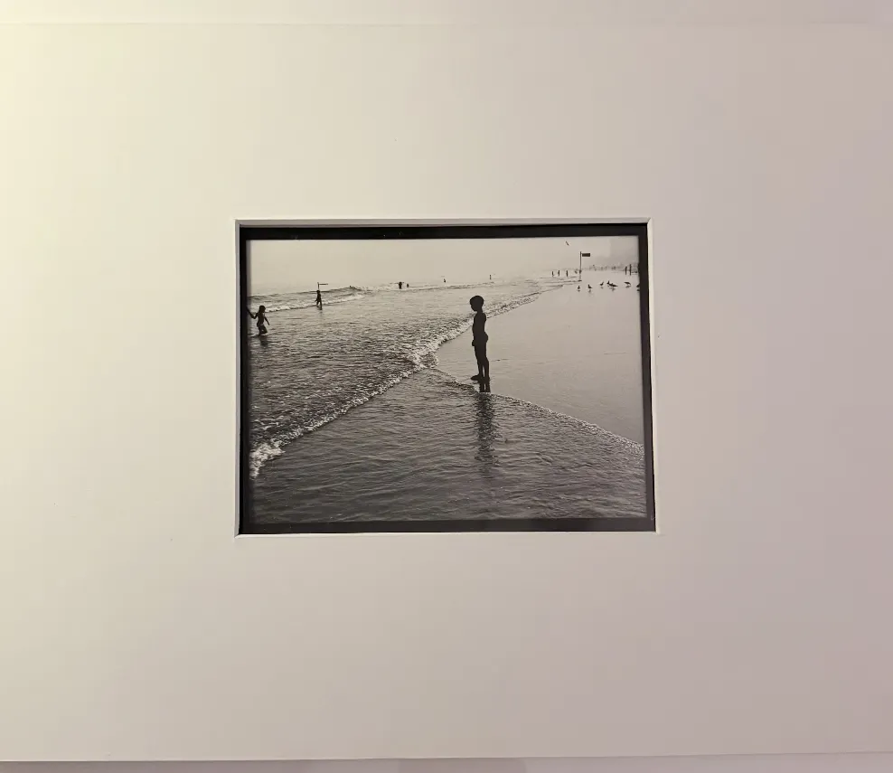Photograph under mat