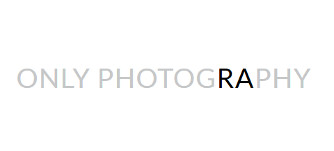 Only Photography