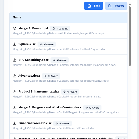 Integration Dashboard