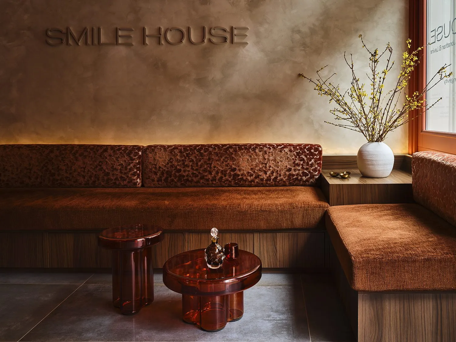 The patient lounge at Smile House Tribeca