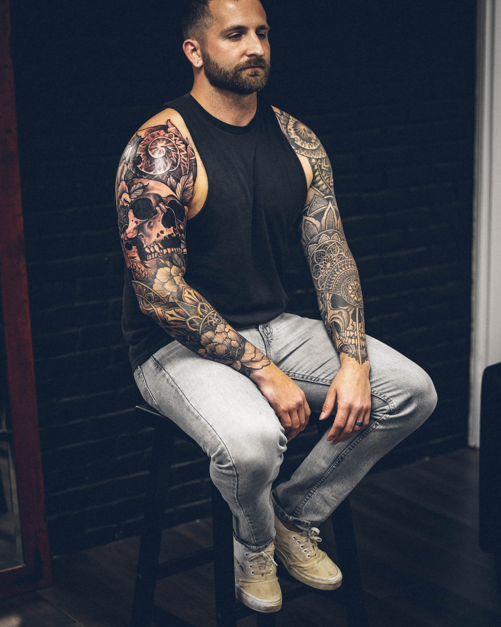 Mandala tattoo hand — Monolith Studio Brooklyn NYC