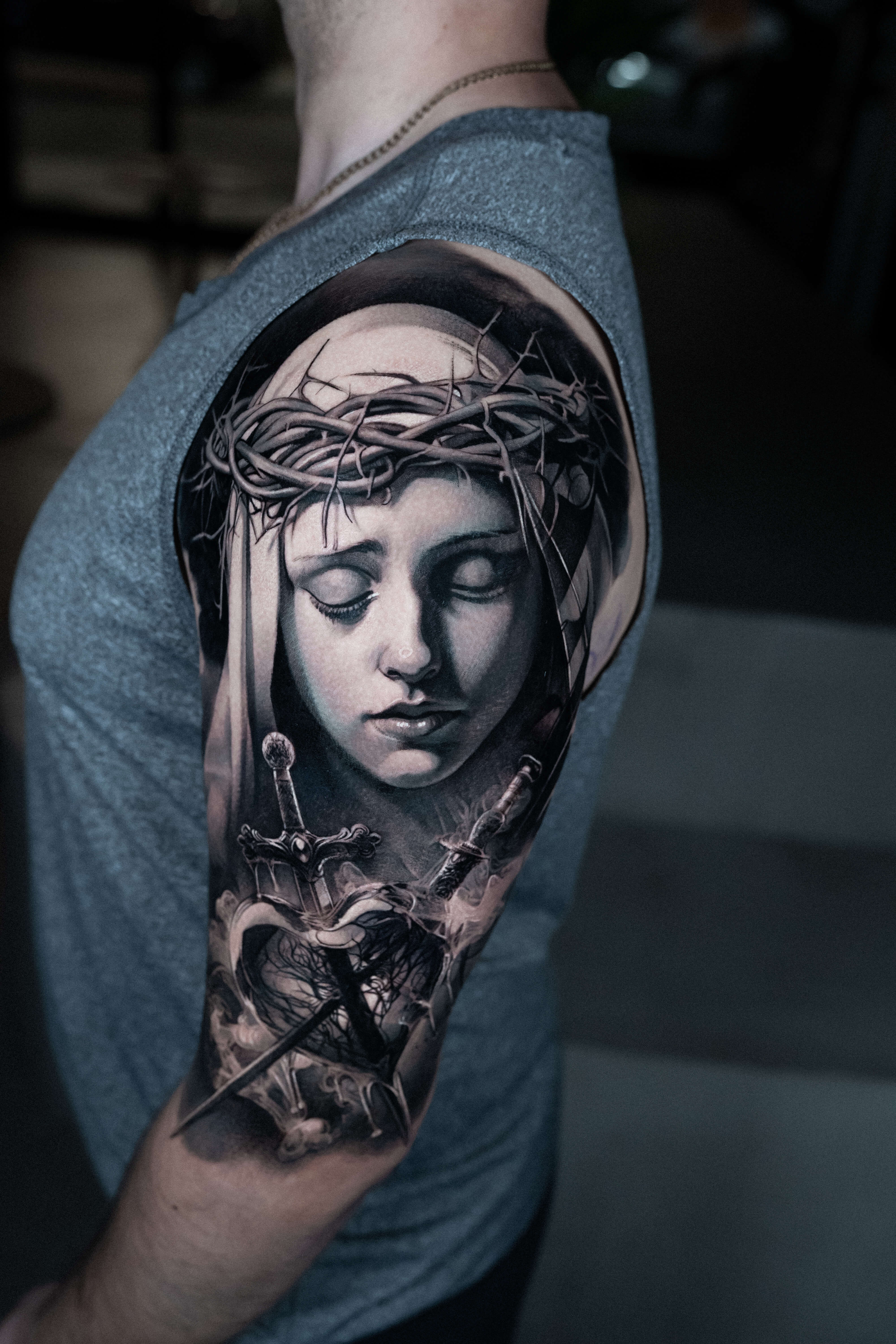 Tattoo sleeve ideas cover — arm sleeve at Monolith Studio Brooklyn NYC