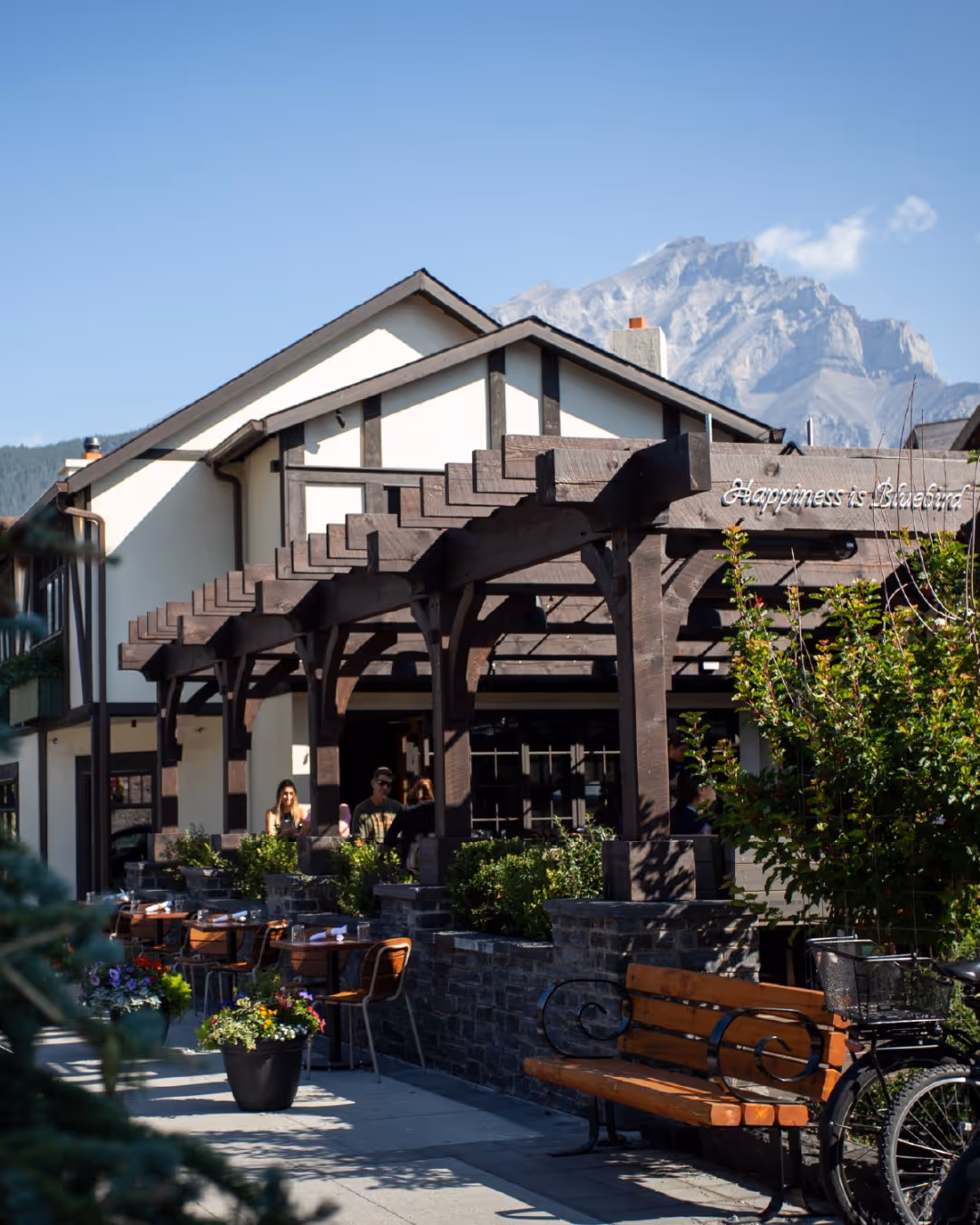 Sunshine, sips, and stunning mountain views. ☀️🍸

Enjoy the best of Banff from our reservable patio—with woodfired favourites, refreshing cocktails, and a full a la carte menu served against a Rocky Mountain backdrop.

Link in bio to reserve.

#BanffDining #MountainViewPatio #BluebirdBanff #WoodfiredFlavour #PatioSeason #PatioBanff