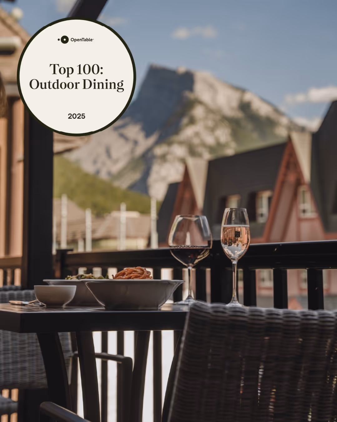 We made OpenTable’s Top 100 for Outdoor Dining in 2025! 🎉 

From sun-drenched spritzes to wood-fired pizza with mountain views, our patio is the place to be all summer long.

Grazie to everyone who’s dined with us al fresco—link in bio to book your table.

#LupoBanff #Top100OutdoorDining #OpenTableTop100 #BanffEats #ItalianWithAView #BanffRestaurants #ItalianBanff