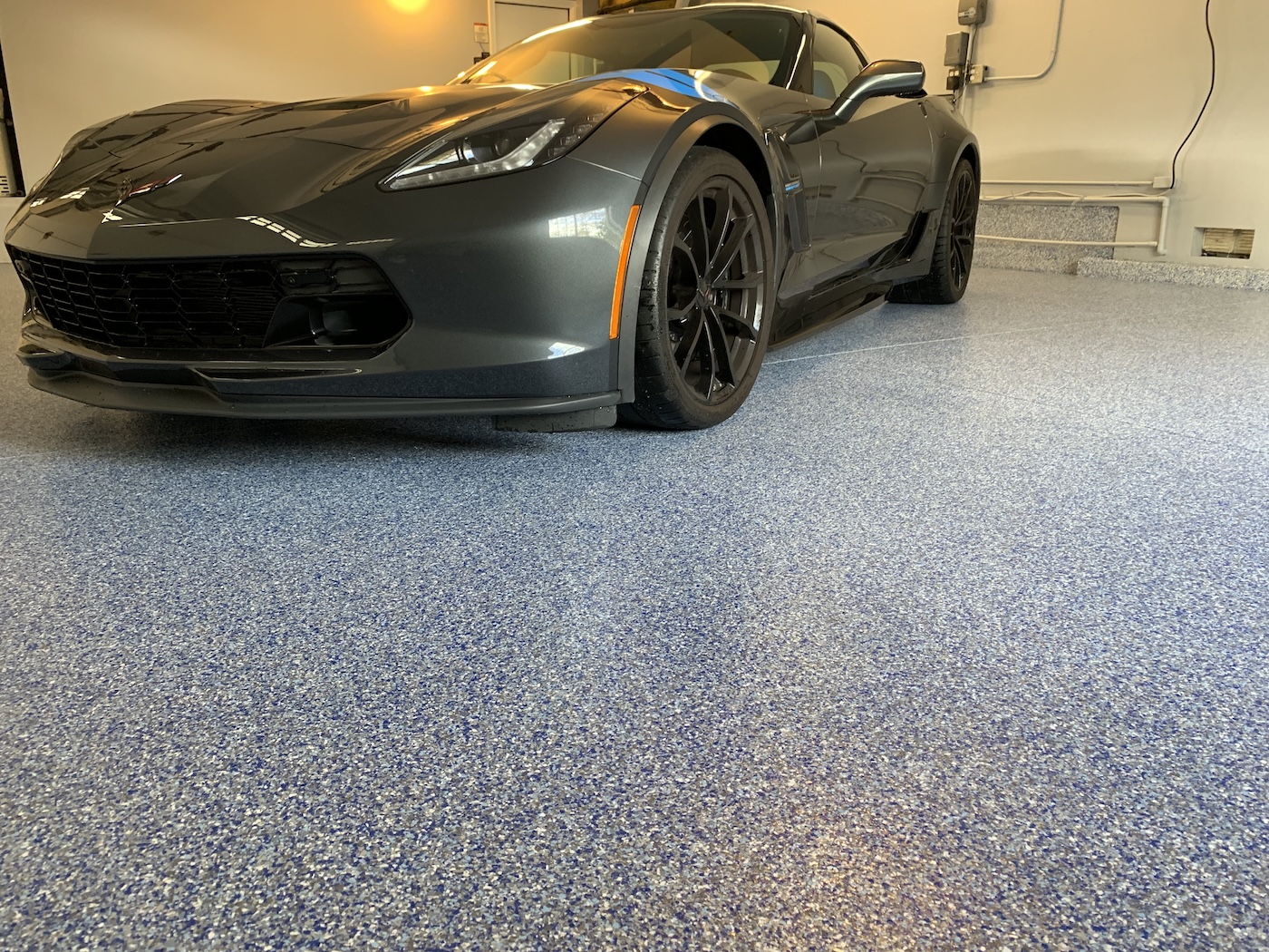 color flake epoxy flooring