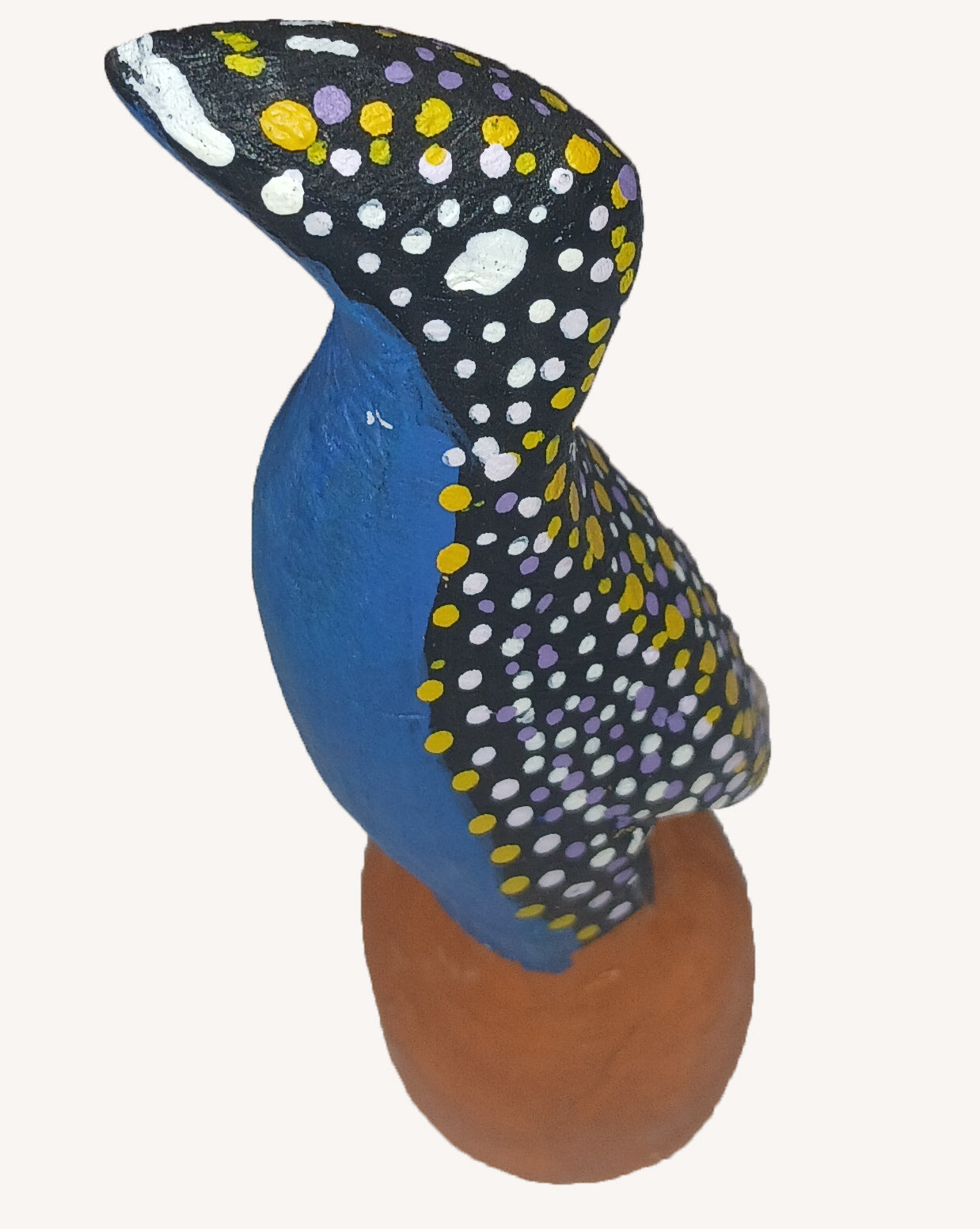 Painted Wooden Bird