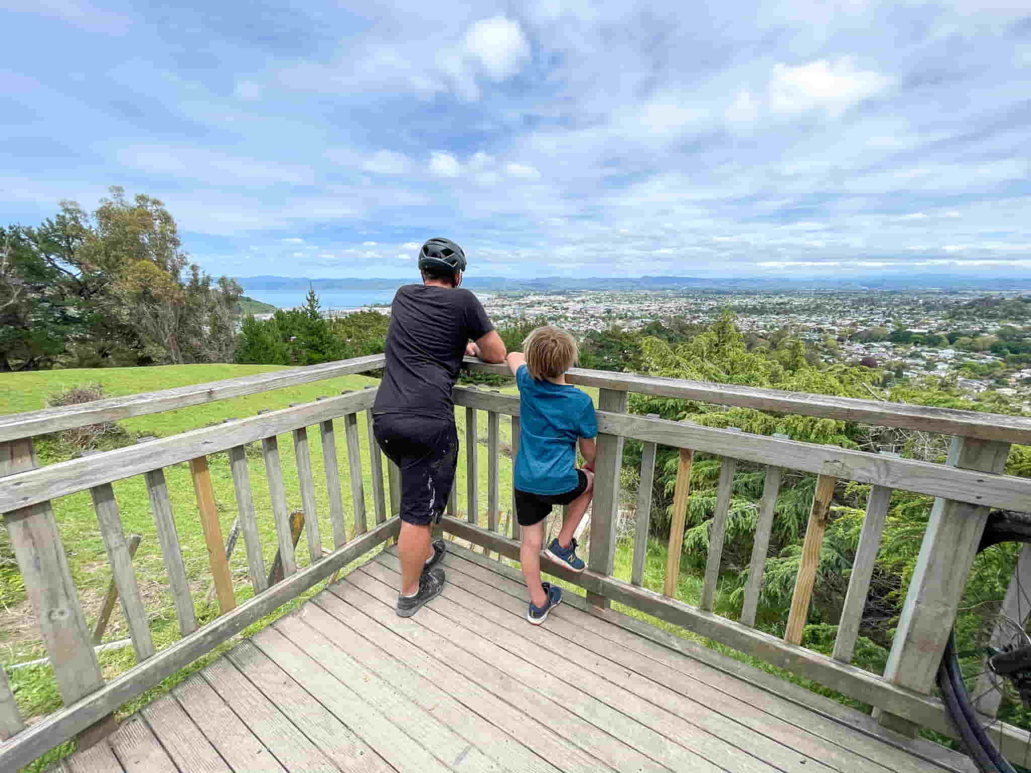 Photo of view of gisborne fox street bike track
