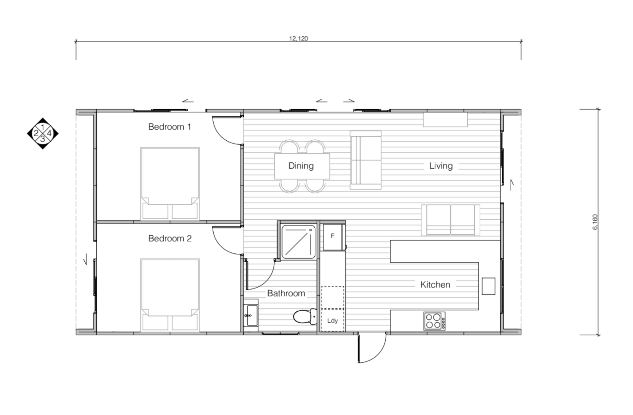 Affordable Range - Granny Flat - 70m2