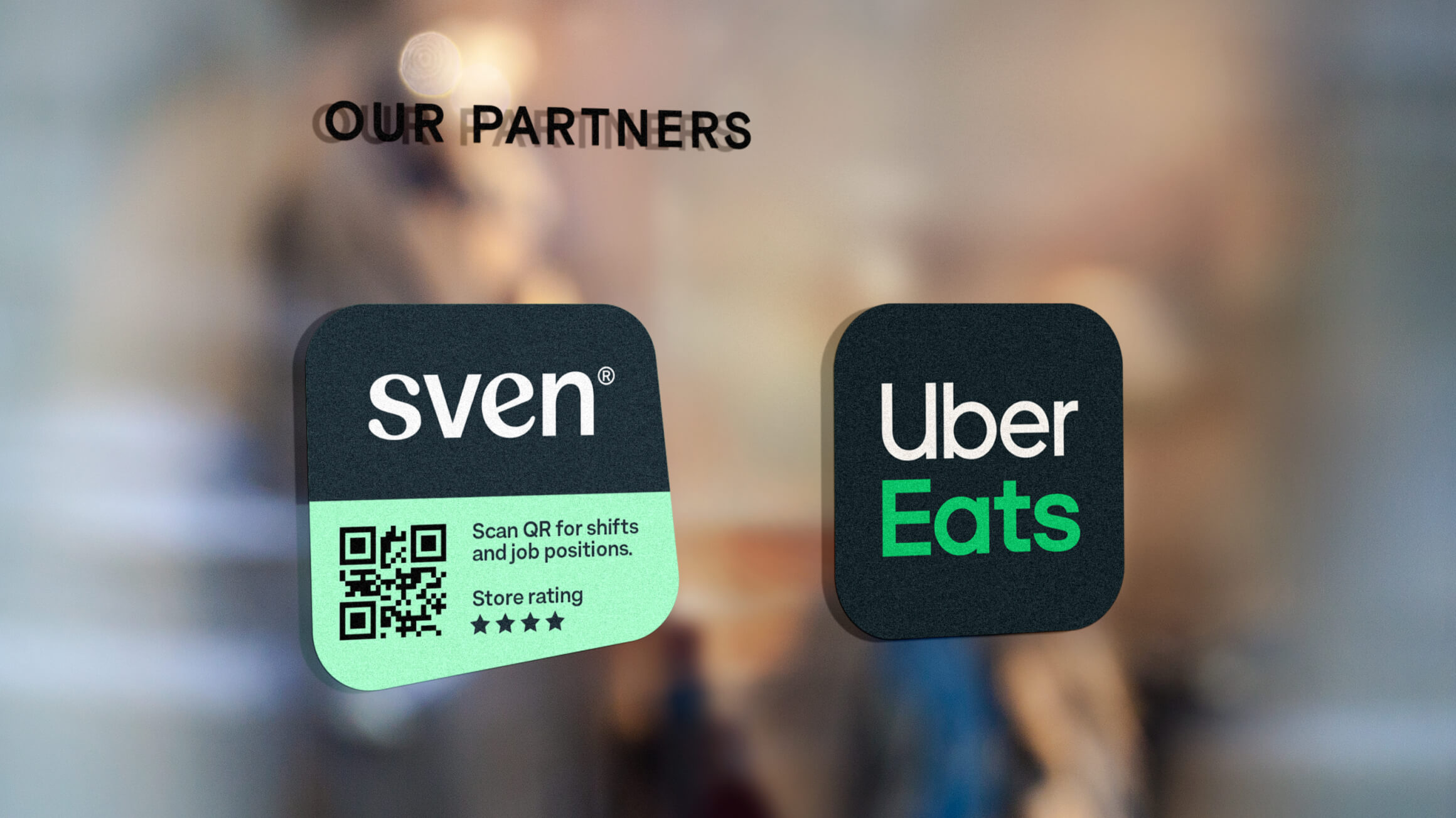 Sven partner logo wall showing hospitality brands using the Sven marketplace