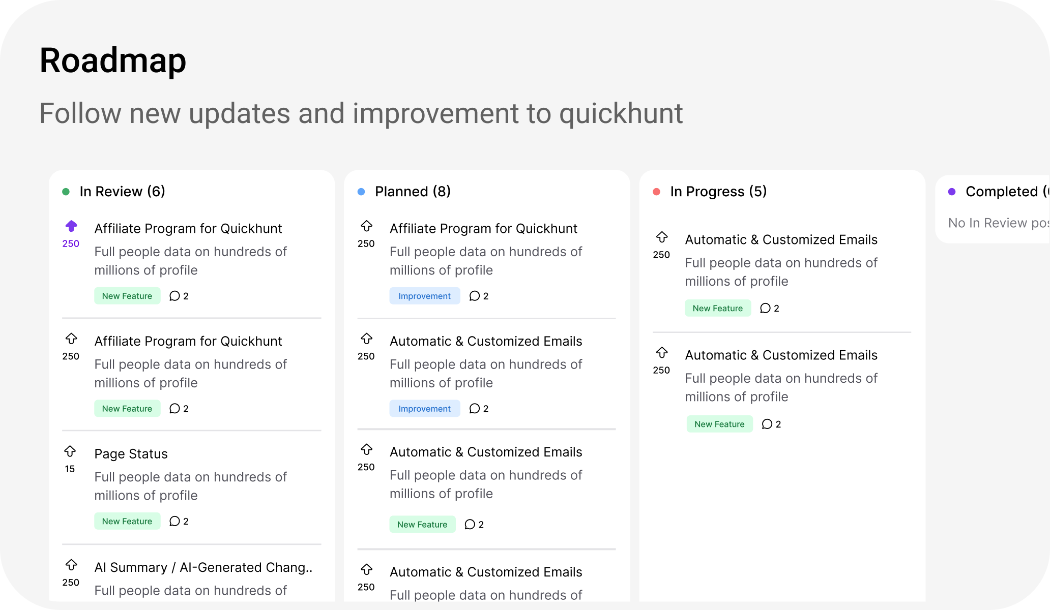 Roadmaps Image