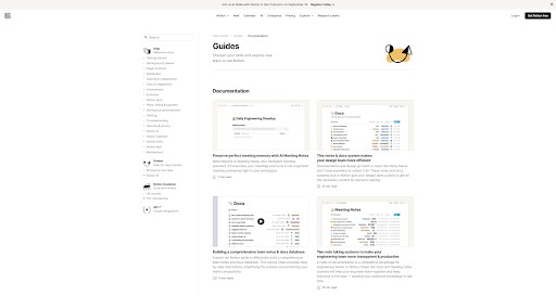 Notion Help Doc Example