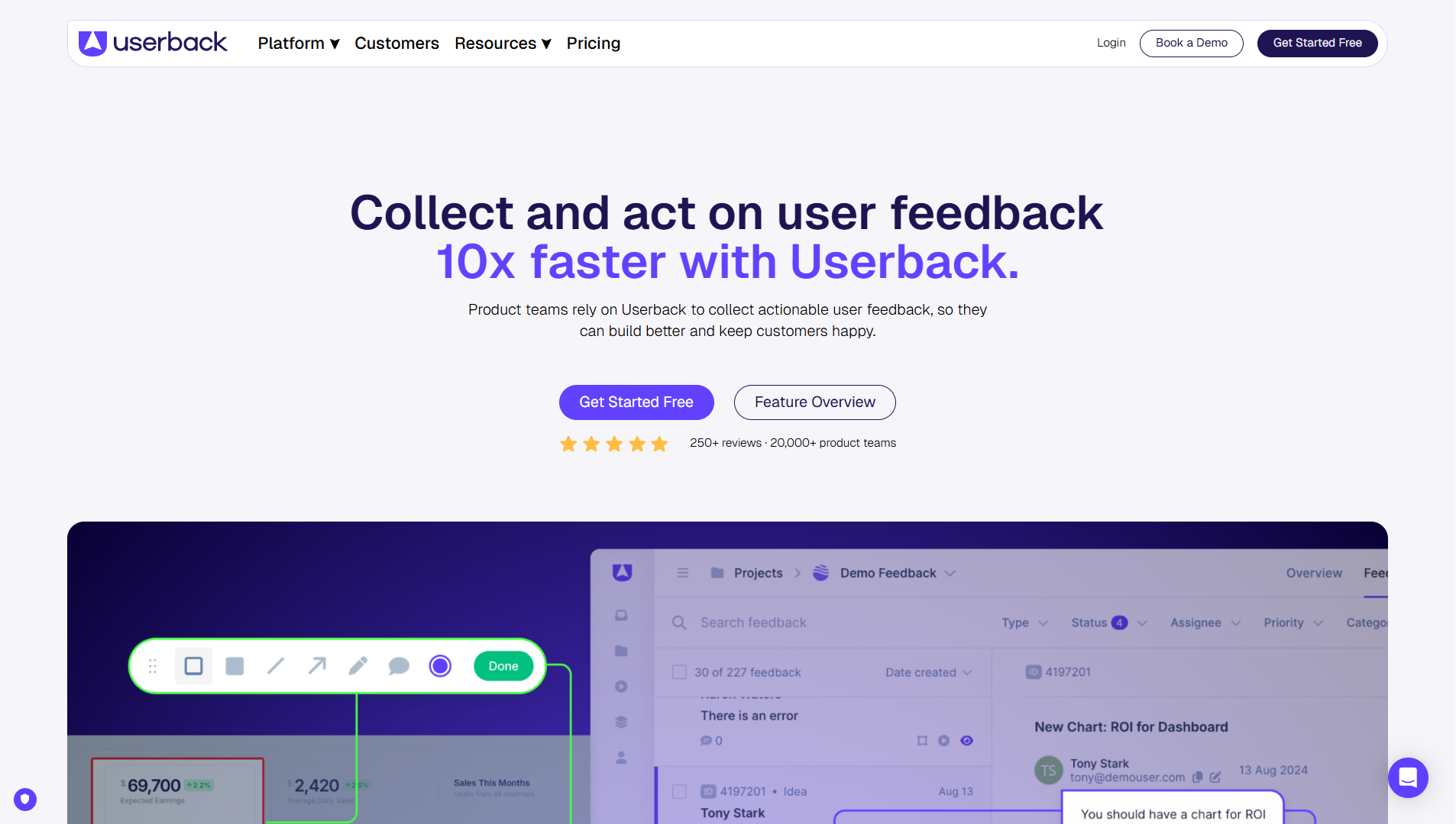 userback Olvy alternative 
