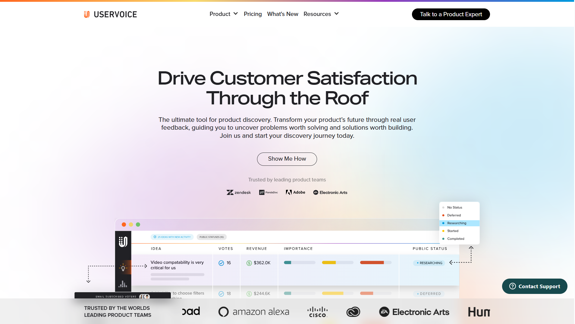 uservoice Olvy alternative 