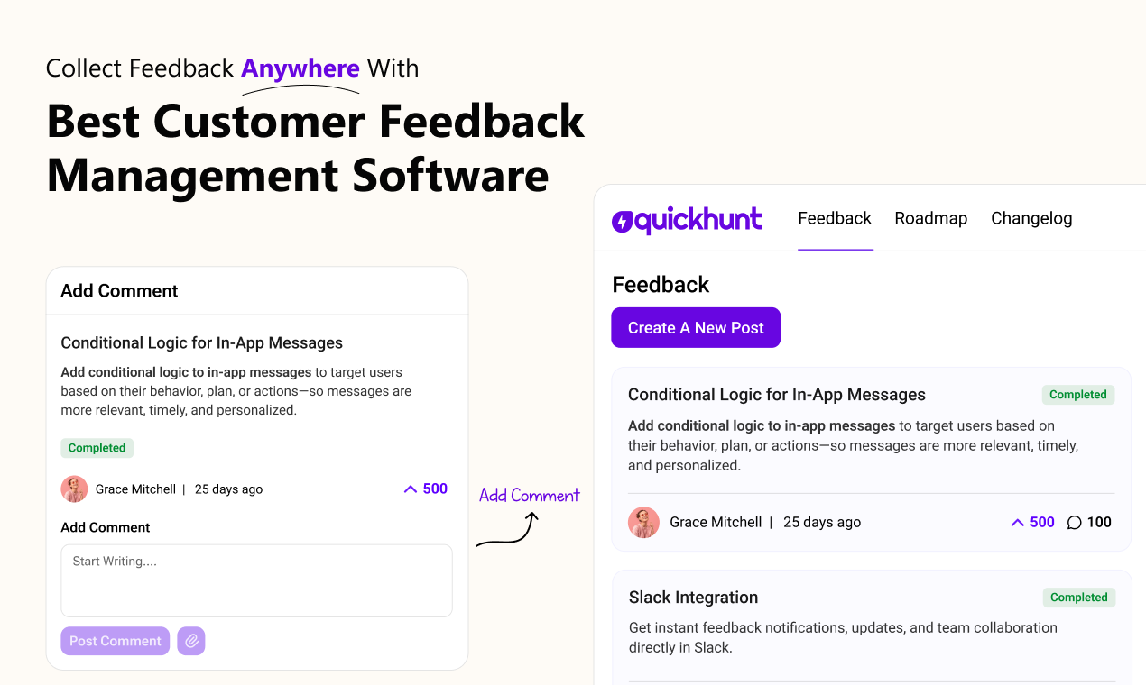 manage customer feedback