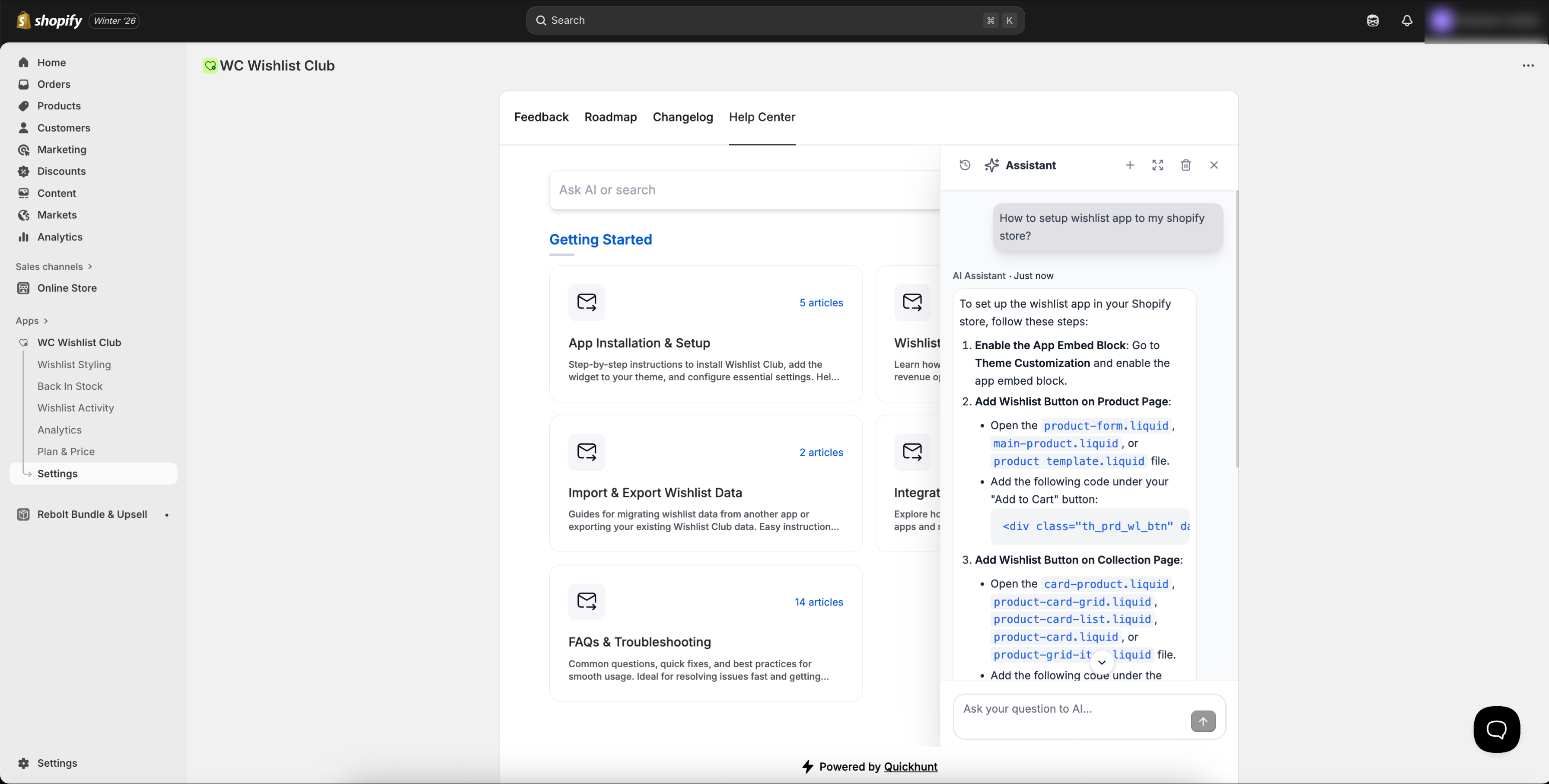 knowledgebase chatbot