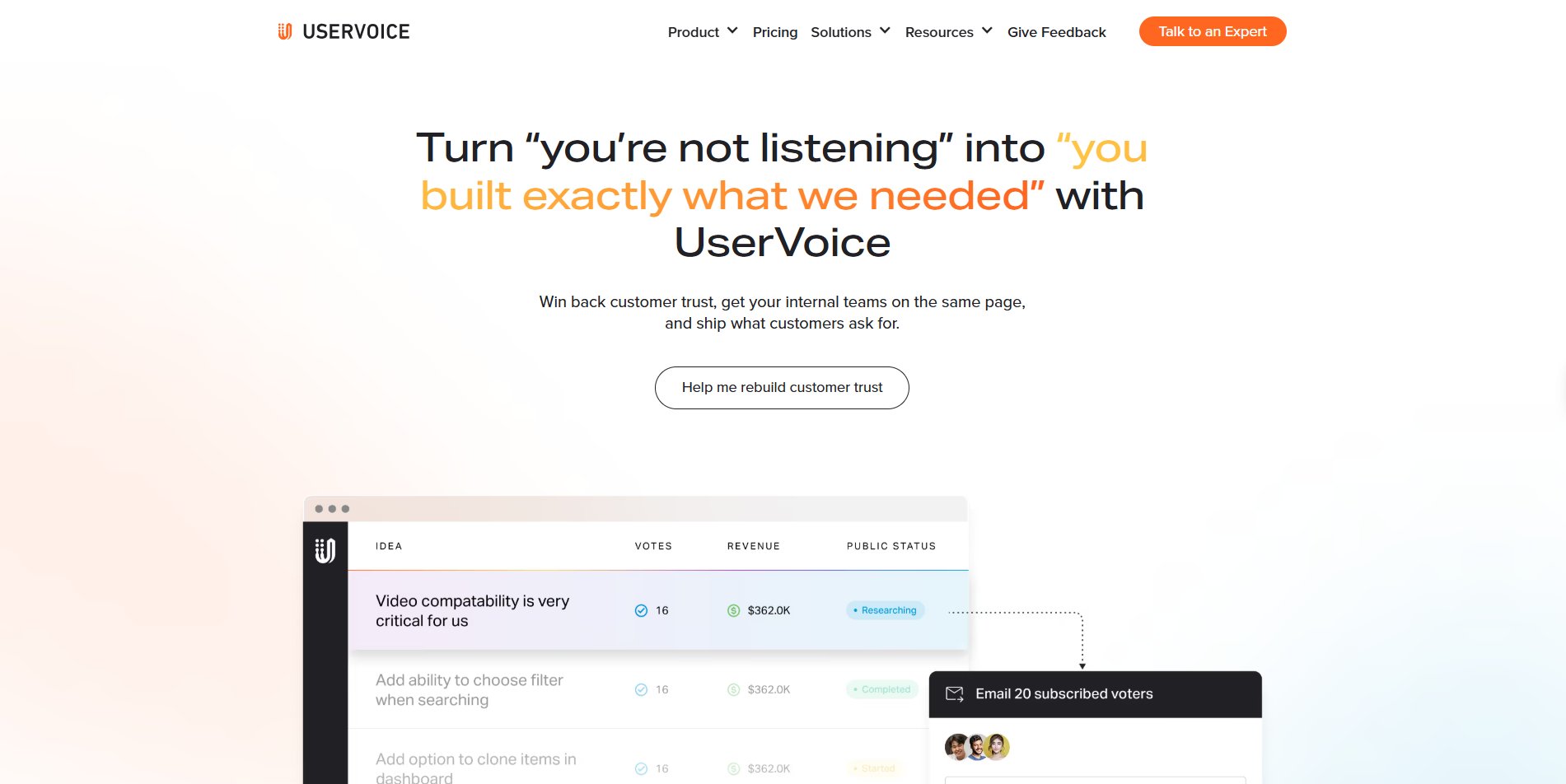 Uservoice