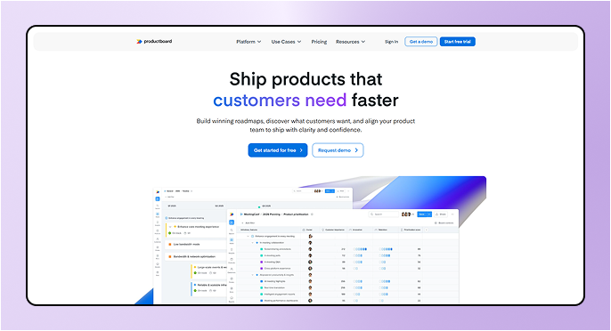 Productboard Product Roadmap Tools
