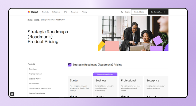 Roadmunk Product Roadmap Tools