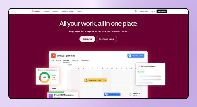 Asana Product Roadmap Tools