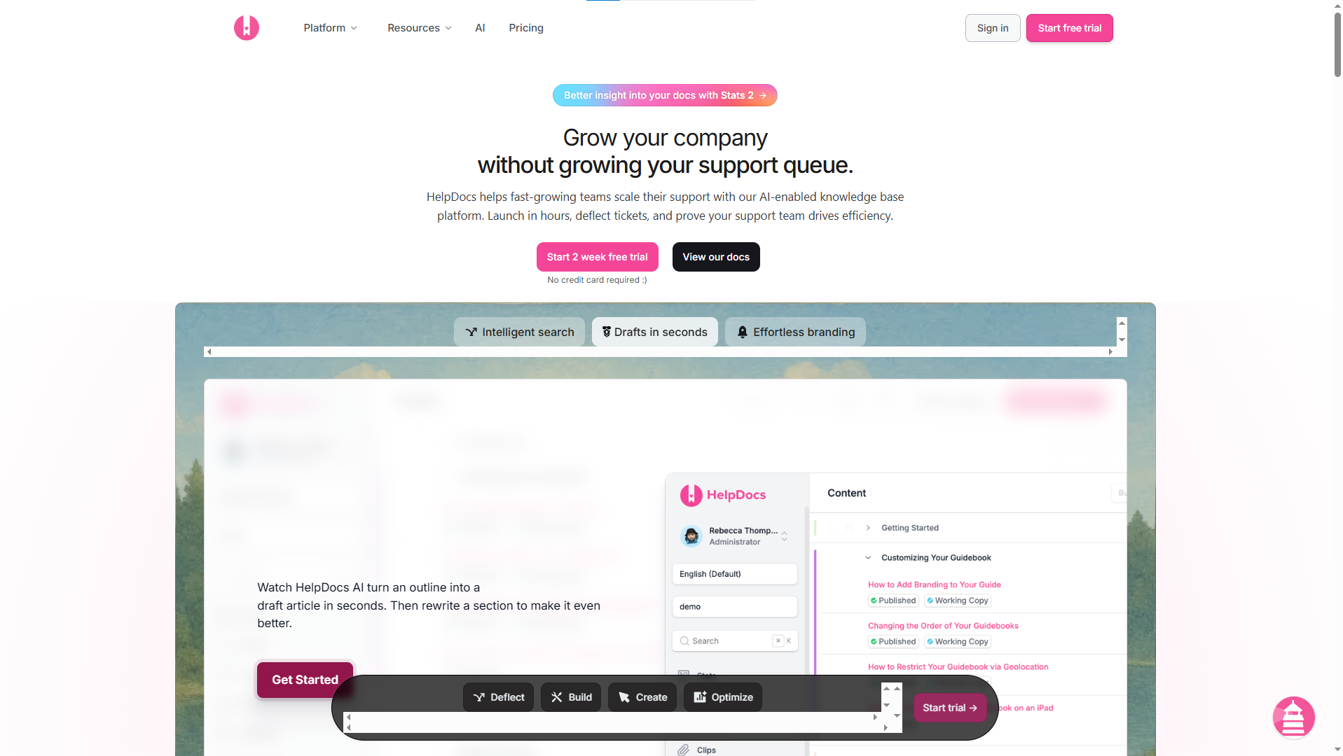 HelpDocs the best Notion alternatives