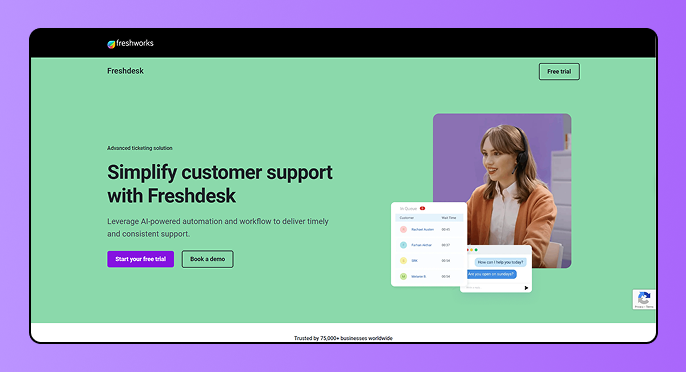 Freshdesk knowledge base platform