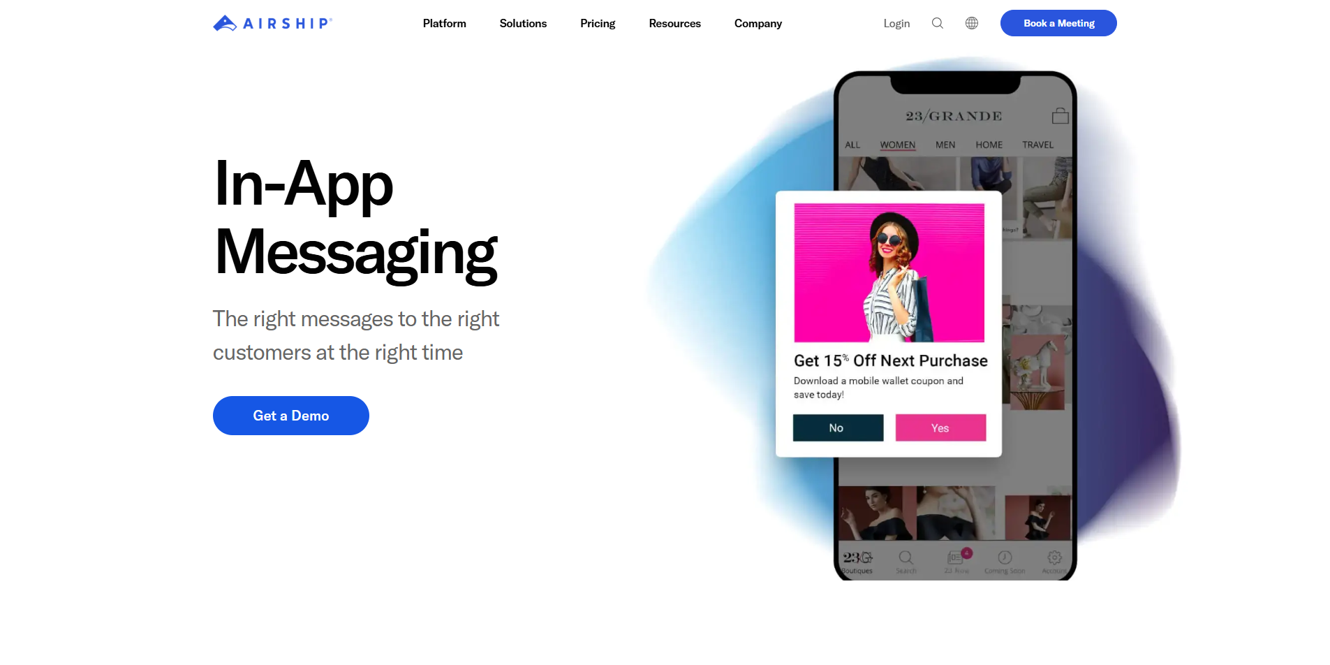 Airship In-App Messaging Tool
