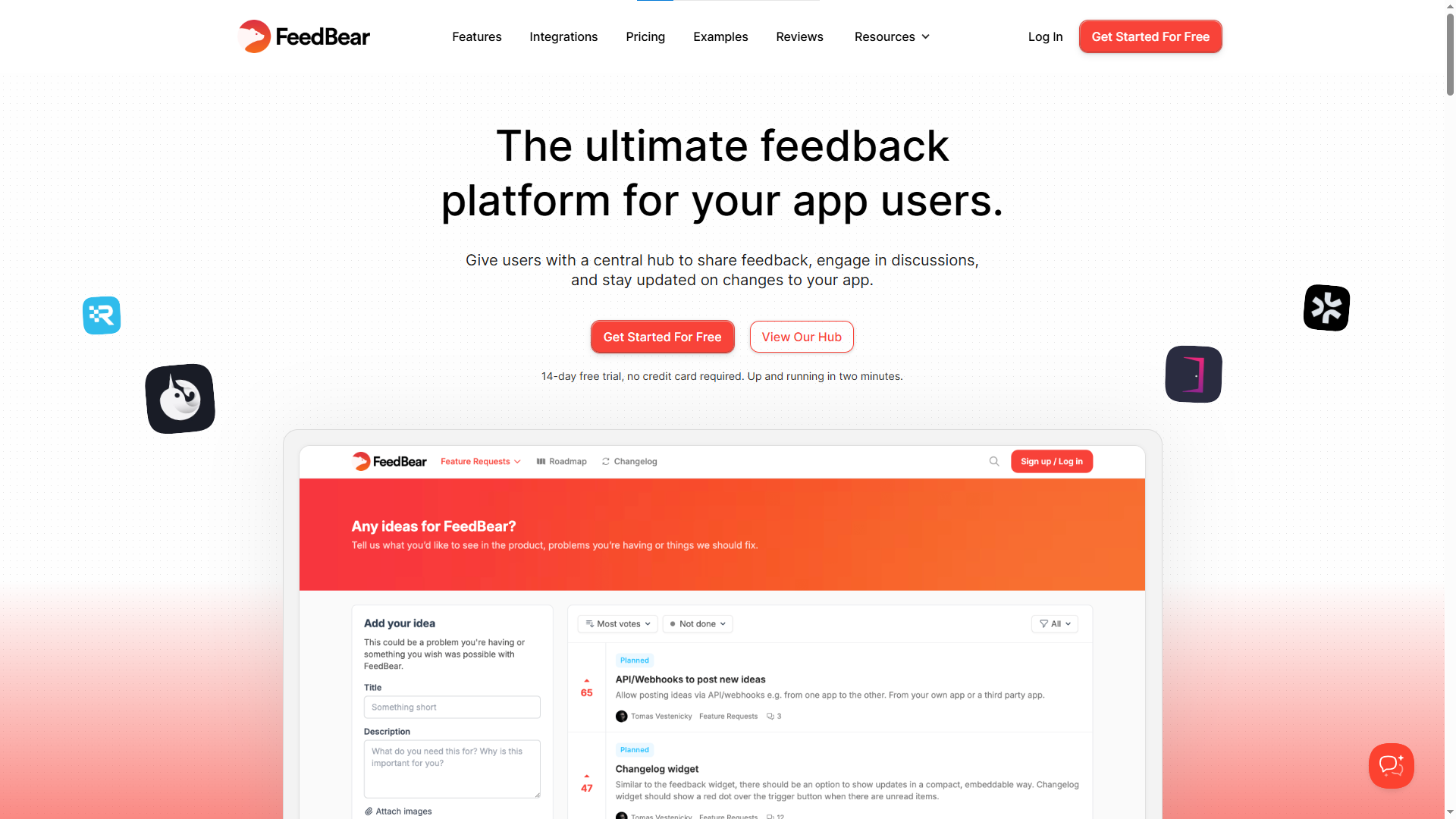 FeedBear product feedback tool