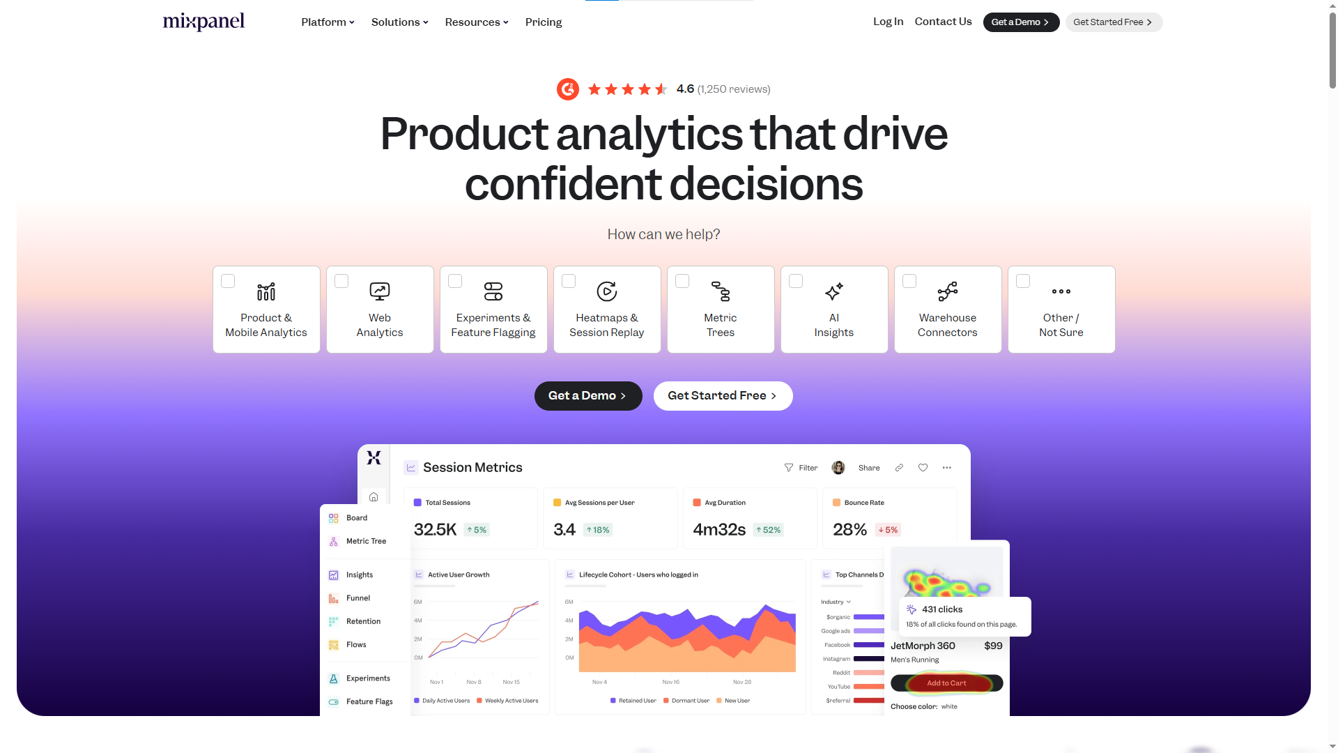 Mixpanel Pendo alternatives