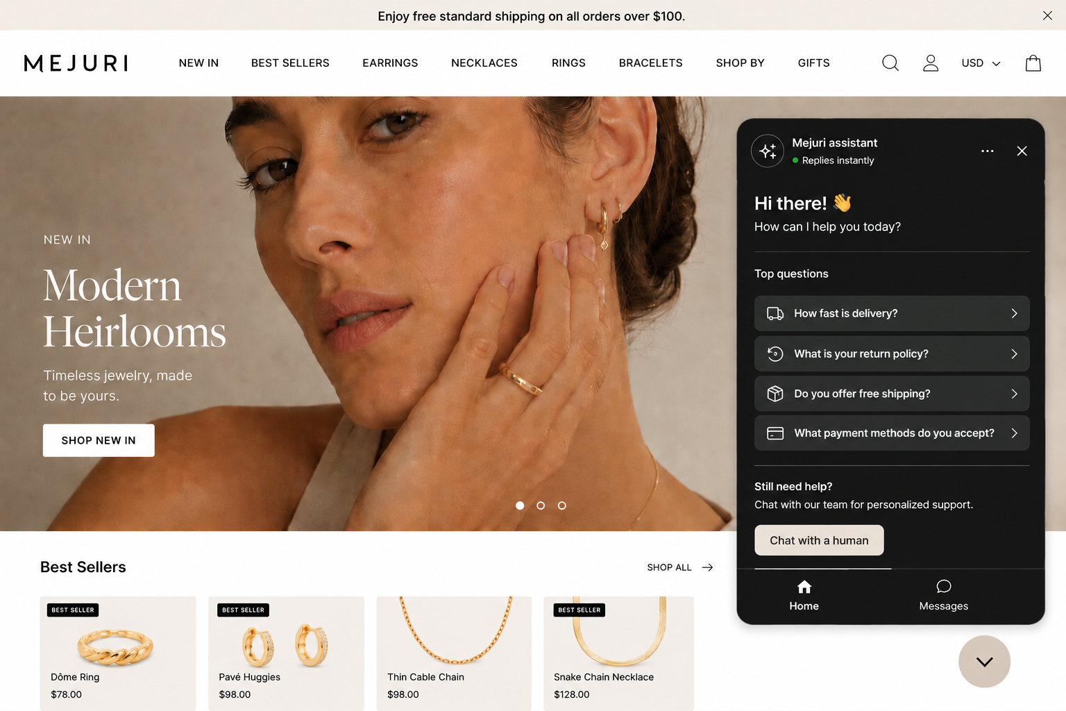 best ai live chat tool for ecommerce