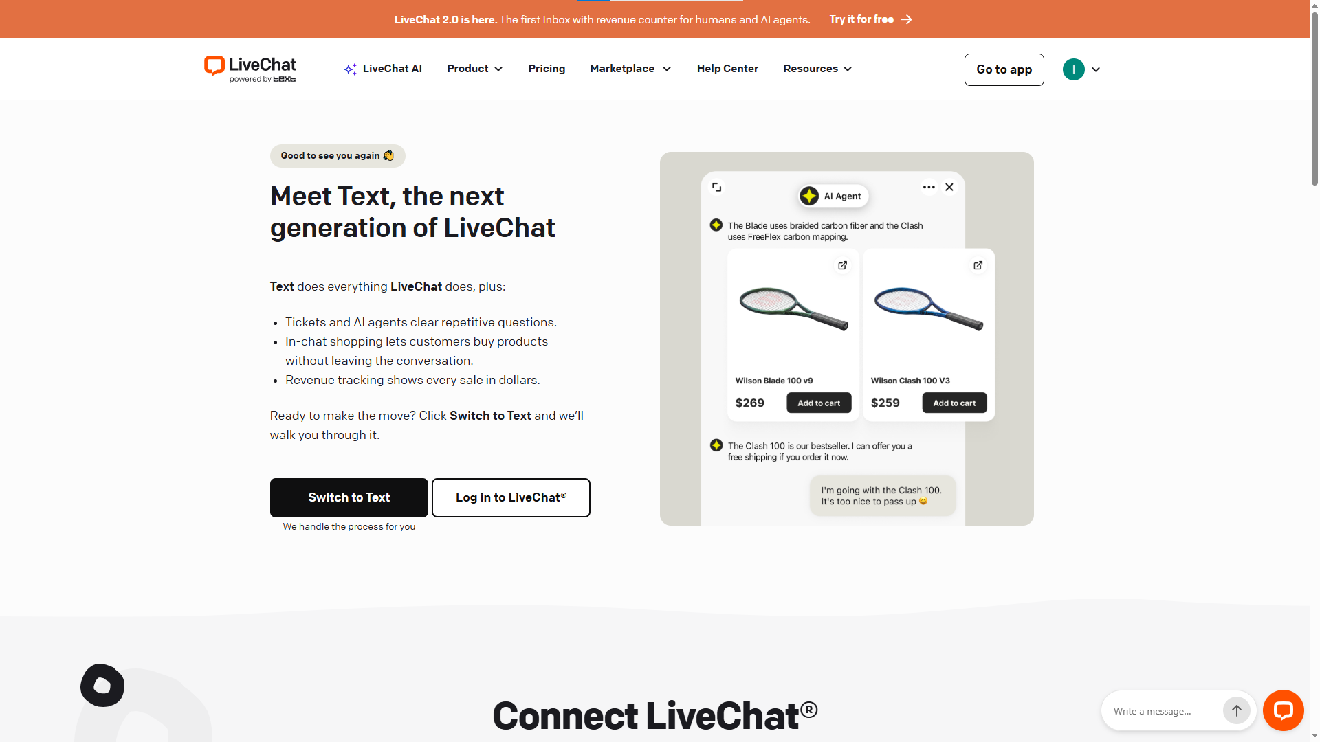 LiveChat live chat software