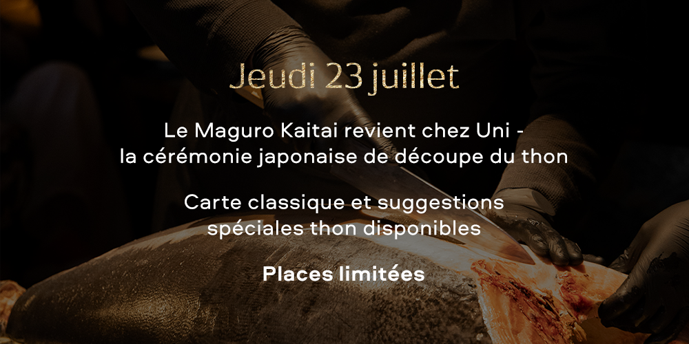 Cérémonie japonaise de découpe de thon - Jeudi 25 juin