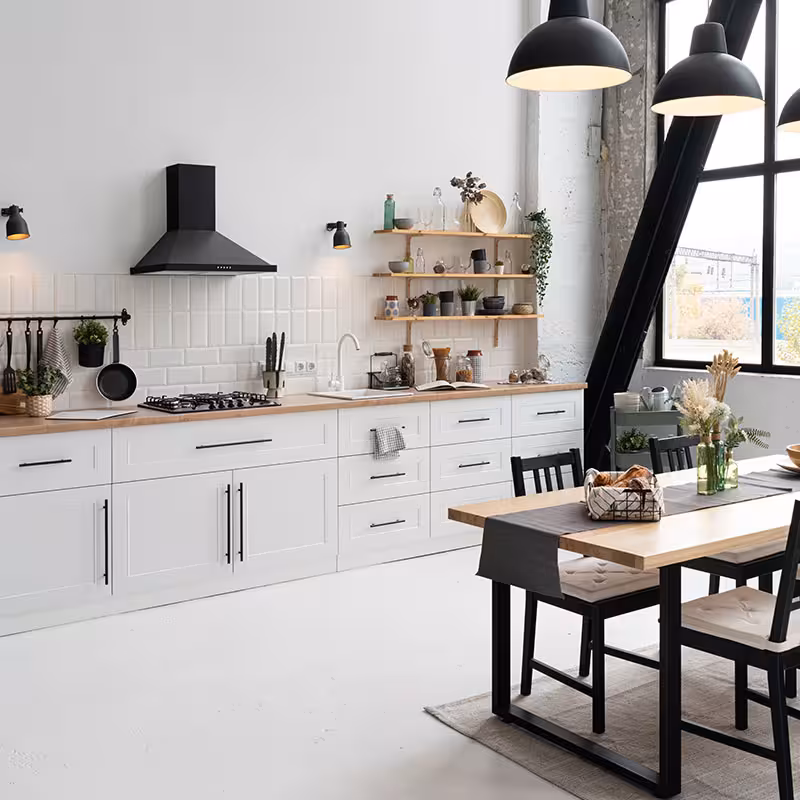 modern kitchen in london