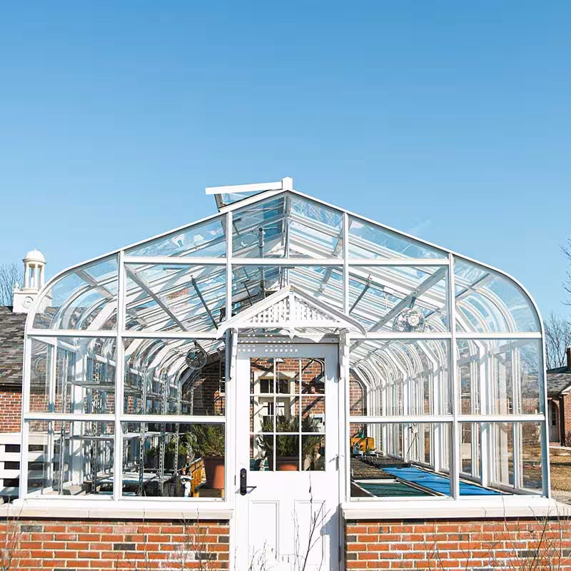 back garden extended glass conservatory in london