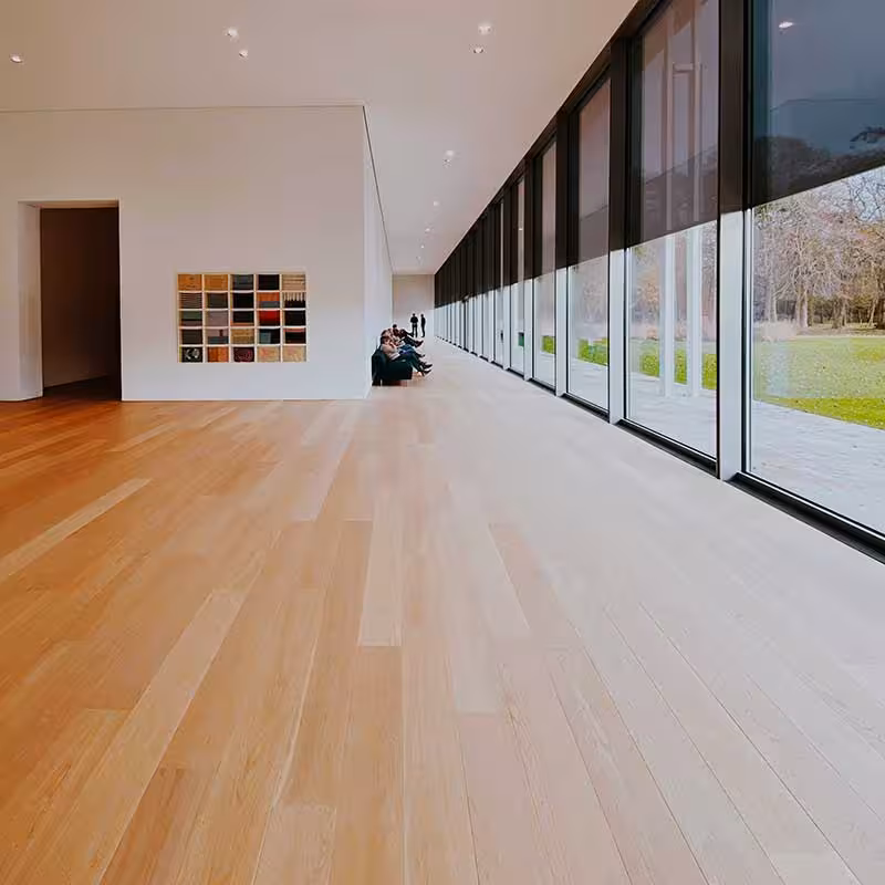 large commercial property with new wooden flooring installed